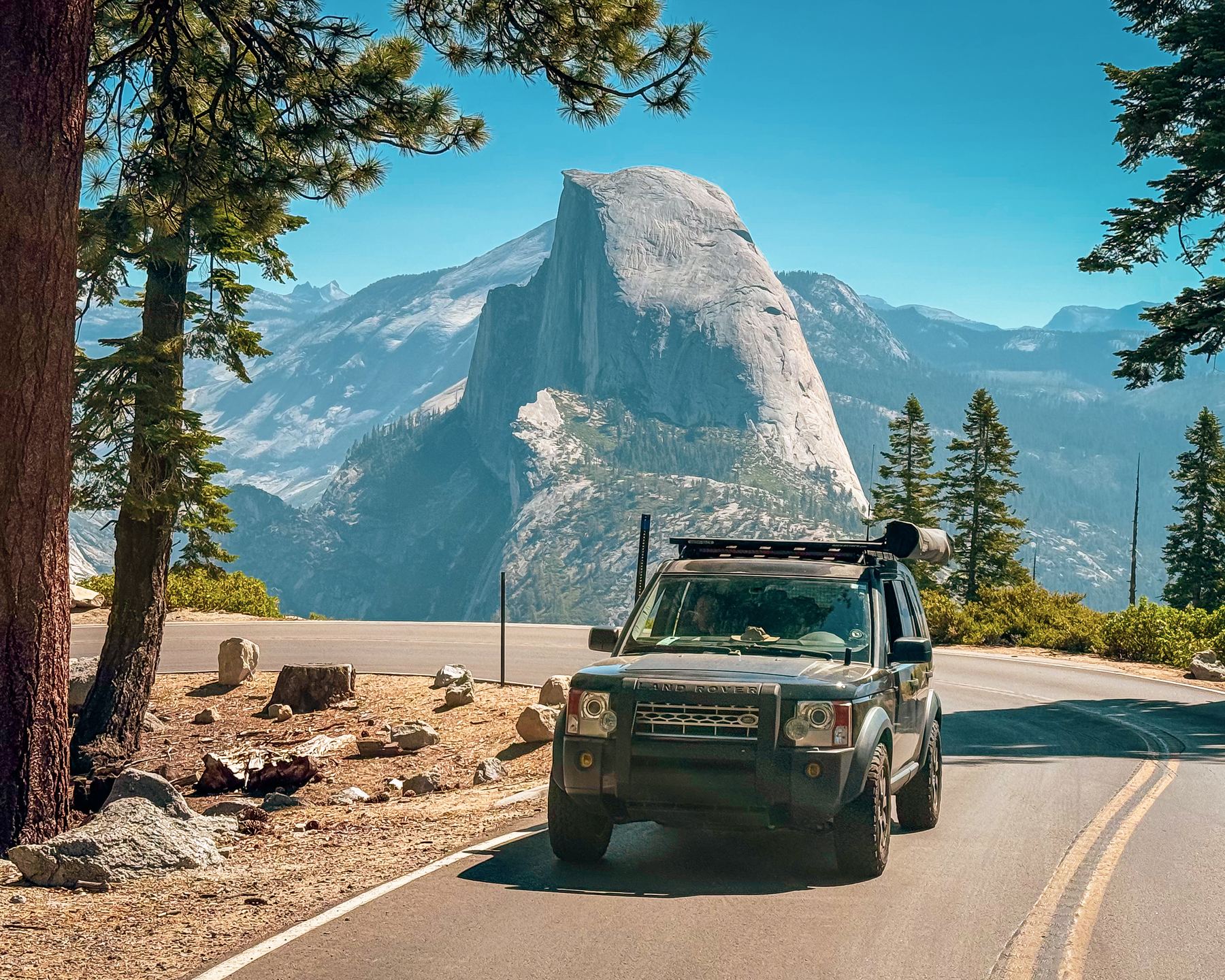 Landy below Half Dome