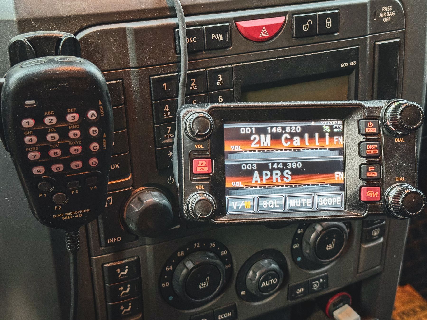 Yaesu FTM-400XDR install